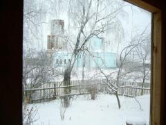 Вид из домика в деревне