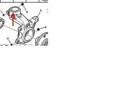 крепление амморта на поворотном кулаке