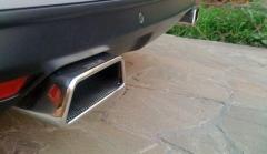 Фото выхлопа 2 сбоку