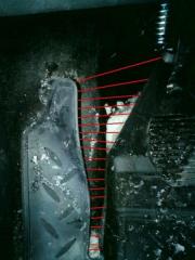 Коврик с водительской стороны