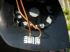 Клеммы на зеркале