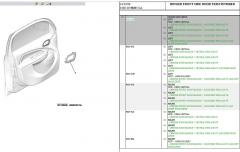 Накладка двери