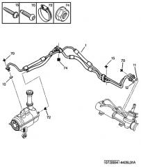 Трубка ГУР на С4