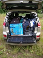 Забитый багажник