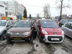 Лёня с Дастером и Партнером