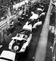 Production DS à Javel En 1957   5.863.9