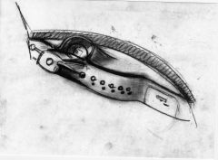 Dessin De style tableau De bord DS   85.142.23   copyright F. BERTONI