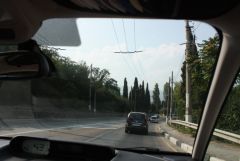 догоняю собрата трасса "Симферополь - Ялта"