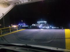 с парома в КРЫМ