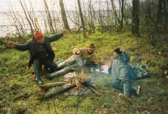 рыбаки на привале