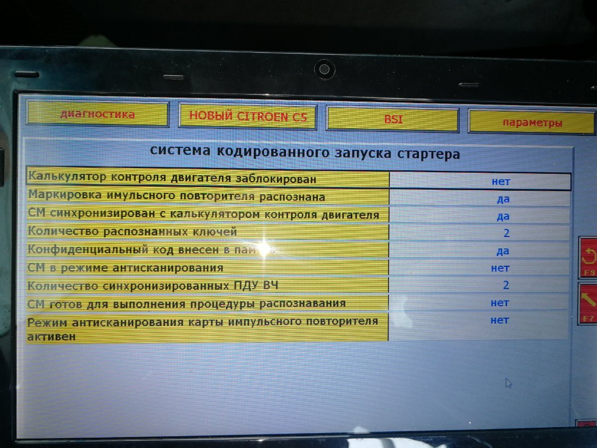 Ситроен с4 прописать ключ