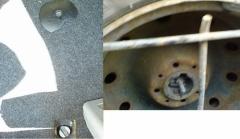 Фиксация запаски в Xsara VTS